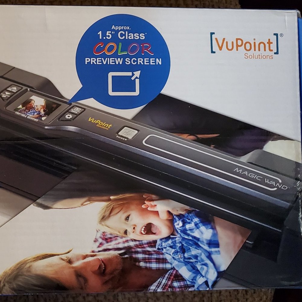 Magic Wand VuPoint portable scanner